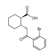 trans-2-[2-(2-bromophenyl)-2-oxoethyl]cyclohexane-1-carboxylic acid picture