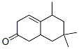 3,5,6,7,8,8a-Hexahydro-5,7,7-trimethyl-2(1H)-naphthalenone结构式