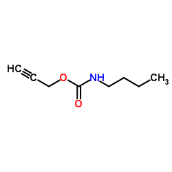 2-Propyn-1-yl butylcarbamate Structure