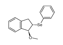 trans-1-methoxy-2-phenylselenoindan结构式