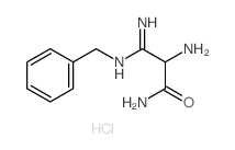 2-amino-2-(N-benzylcarbamimidoyl)acetamide structure