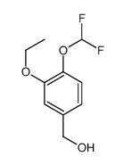 Benzenemethanol, 4-(difluoromethoxy)-3-ethoxy- (9CI) structure