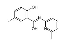 Benzamide, 5-fluoro-2-hydroxy-N-(6-methyl-2-pyridinyl)- (9CI)结构式