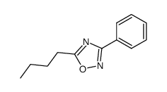 5-butyl-3-phenyl-1,2,4-oxadiazole结构式