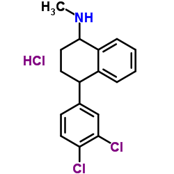 cis-N-Methyl-4-(3,4-dichlorophenyl)-1,2,3,4-tetrahydro-1-naphthalenamine hydrochloride picture