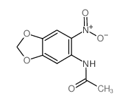 N-(6-Nitro-1,3-benzodioxol-5-yl)acetamide Structure