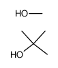 2-Methyl-propan-2-ol; compound with methanol Structure