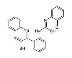 1-(2-chlorophenyl)-3-[2-[(2-chlorophenyl)carbamothioylamino]phenyl]thiourea结构式