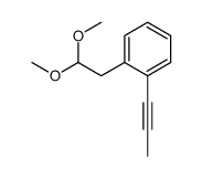 1-(2,2-dimethoxyethyl)-2-prop-1-ynylbenzene Structure