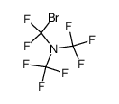 1-Brom-1,1-difluor-N,N-bis(trifluormethyl)methanamin结构式