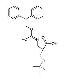 Fmoc-(R)-3-Amino-2-(tert-Butoxymethyl)propanoic acid Structure