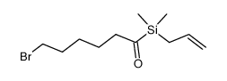 6-bromo-1-(allyldimethylsilyl)-1-hexanone Structure