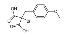 bromo-(4-methoxy-benzyl)-malonic acid Structure