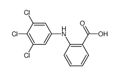 Benzoic acid,2-[(3,4,5-trichlorophenyl)amino]-结构式