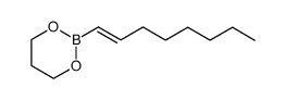 (E)-2-(1-octenyl)-1,3,2-dioxaborinane Structure