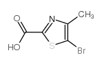 5-BROMO-4-METHYL-2-THIAZOLECARBOXYLIC ACID structure