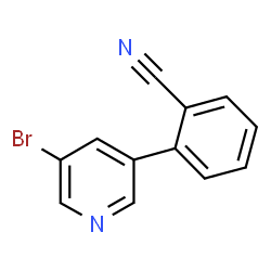 2-(5-BROMO-3-PYRIDINYL)-BENZONITRILE Structure