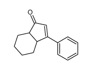 3-phenyl-3a,4,5,6,7,7a-hexahydroinden-1-one结构式