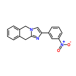 2-(3-Nitrophenyl)-5,10-dihydroimidazo[1,2-b]isoquinoline Structure