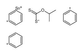 O-propan-2-yl triphenylstannylsulfanylmethanethioate Structure