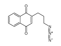 2-(3-azidopropyl)naphthalene-1,4-dione Structure