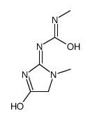 1-methyl-3-(3-methyl-5-oxo-4H-imidazol-2-yl)urea结构式