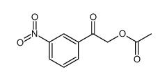 Ethanone, 2-(acetyloxy)-1-(3-nitrophenyl) Structure