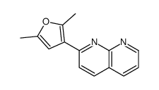 2-(2,5-dimethylfuran-3-yl)-1,8-naphthyridine Structure