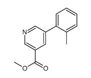 methyl 5-o-tolylpyridine-3-carboxylate结构式