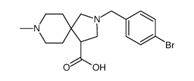 2,8-Diazaspiro[4.5]decane-4-carboxylic acid, 2-[(4-bromophenyl)methyl]-8-methyl Structure