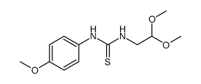 Thiourea, N-(2,2-dimethoxyethyl)-N'-(4-methoxyphenyl)- Structure