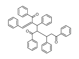 4-benzoyl-2-benzylidene-1,3,5,7-tetraphenylheptane-1,7-dione Structure