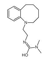 1,1-dimethyl-3-[2-(3,4,5,6-tetrahydro-2H-1-benzazocin-1-yl)ethyl]urea结构式