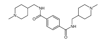 1-N,4-N-bis[(1-methylpiperidin-4-yl)methyl]benzene-1,4-dicarboxamide结构式