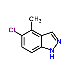 5-Chloro-4-methyl-1H-indazole structure