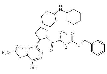 N-CBZ-ALA-PRO-LEU DICYCLOHEXYLAMMONIUM SALT结构式