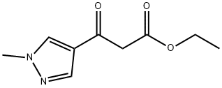 Ethyl 3-(1-methyl-1H-pyrazol-4-yl)-3-oxopropanoate Structure