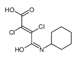 2,3-dichloro-4-(cyclohexylamino)-4-oxobut-2-enoic acid结构式