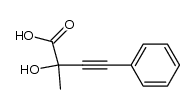 2-hydroxy-2-methyl-4-phenylbut-3-ynoic acid Structure