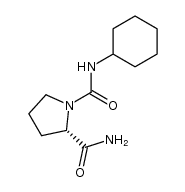 (cyclohexylcarbamoyl)prolinamide结构式