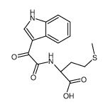 (2S)-2-[[2-(1H-indol-3-yl)-2-oxoacetyl]amino]-4-methylsulfanylbutanoic acid Structure