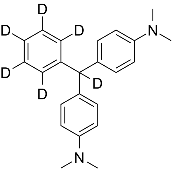 隐色孔雀绿-d6结构式