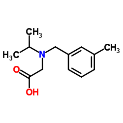 N-Isopropyl-N-(3-methylbenzyl)glycine结构式