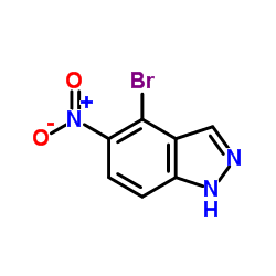 4-Bromo-5-nitro-1H-indazole picture