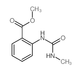 Benzoic acid,2-[[(methylamino)carbonyl]amino]-, methyl ester结构式