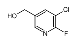 (5-Chloro-6-fluoro-3-pyridinyl)methanol结构式