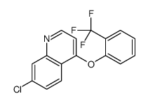 7-chloro-4-[2-(trifluoromethyl)phenoxy]quinoline结构式