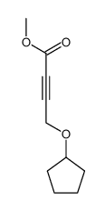 4-cyclopentyloxy-but-2-ynoic acid methyl ester结构式