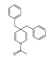 N-acetyl-4,4-dibenzyl-1,4-dihydropyridine Structure