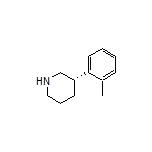 (S)-3-(邻甲苯基)哌啶结构式